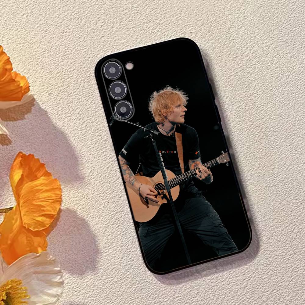 Ed Sheeran Hot Singer Phone Case Black Silicone Soft For Samsung Galaxy A73,A72,A71,A70,A53,A52,A51
