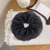 French Vintage Large Pleated Large Intestine Hair Hair Head Accessories Coiffure The Headb H3J5