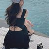1011 New Swimsuit Senior Sense Thin Belly Hot Spring Swimsuit Women's Fashion Sexy Skirt Split Swimsuit Wholesale