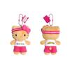 Olive Young × Sanrio Cutie Run Puppen-Schlüsselanhänger (Hallo Kätzchen)