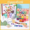 Wooden Number Puzzle Blocks For Early Learning And Cognitive Development For Toddlers