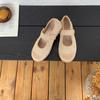 Fashion IPPEUM Chocolate Brown  Women Ballet Flats Shoes 2025 New Fashion Round Toe Mary Janes Shoe
