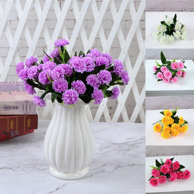 Lifelike Artificial Carnation Silk Flowers Perfect For Wedding Decorations
