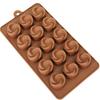 Silicone Chocolate Molds, Non-Stick Candy Molds for Making Bite Size Chocolates, Candies, Truffles, Gummies, Jelly