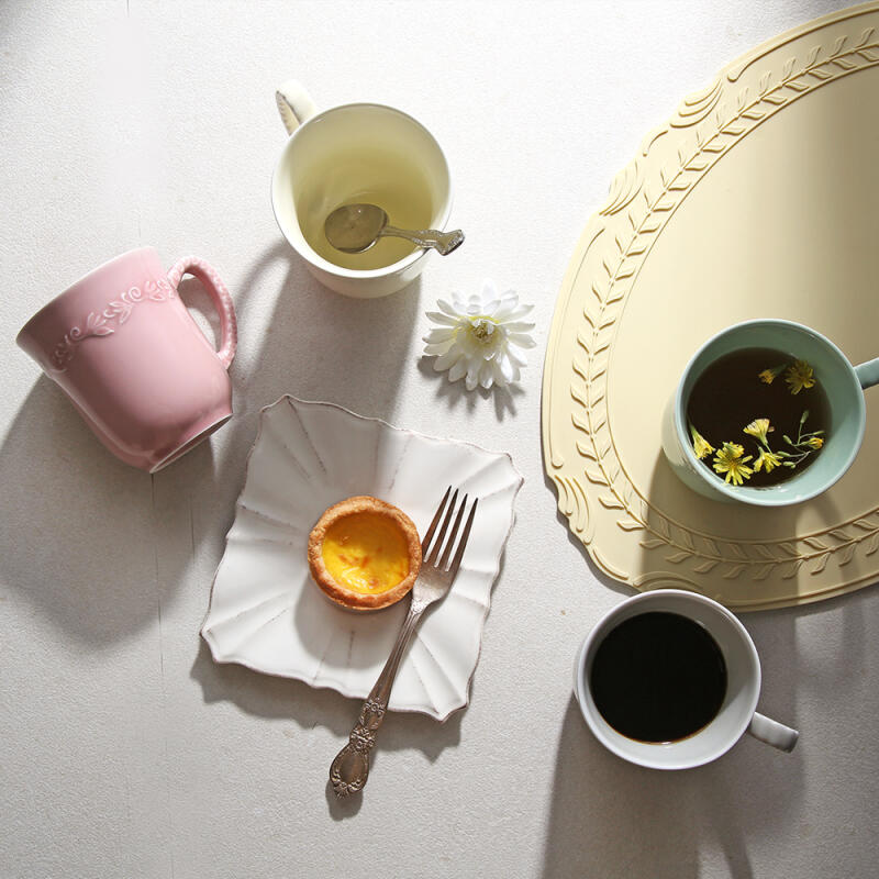 [Mashi Florence] Pastel Sculpture Mug 400ml (4 Colors)