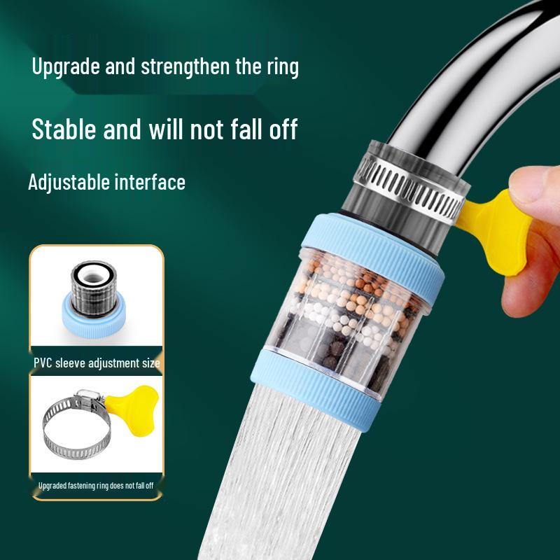 Universal Faucet Nozzle Filter: Anti-Splash Kitchen Water Purifier and Tap Shower Extension