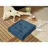 Coussin de sol Outdoor déperlant - Anti-UV "Kala" en Coton 50 x 50 x 10 cm l'Effet Papillon