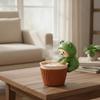 Air-Blowing Attachmen Food Cooling Fan Cute Cartoon Design Mini Clip on Fan  Travel Use