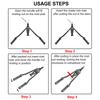 Allsome BT-605 Riveter Gun Tool Hand Insert Rivet Nut Tool Manual Mandrels M3 M4 M5 M6 M8 M10 M12 HT2597