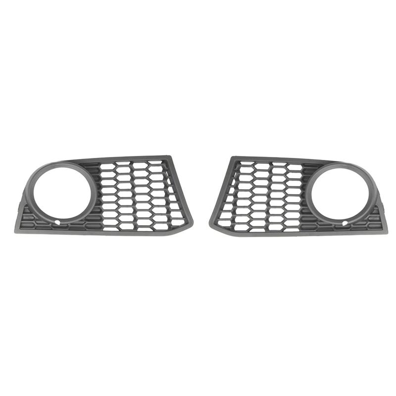 Front Bumper Grille Left& Right Fog Lamp Frame For BMW 5 Series(F10/F11) 2010-2017 Part Numbers 51117906197 51117906198