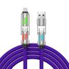 4-in-1 USB Charging Cable, 240W Maximum Fast Charging Cable, Seven-color Breathing Light Fast Charging Cable, Type-C Charging Cable