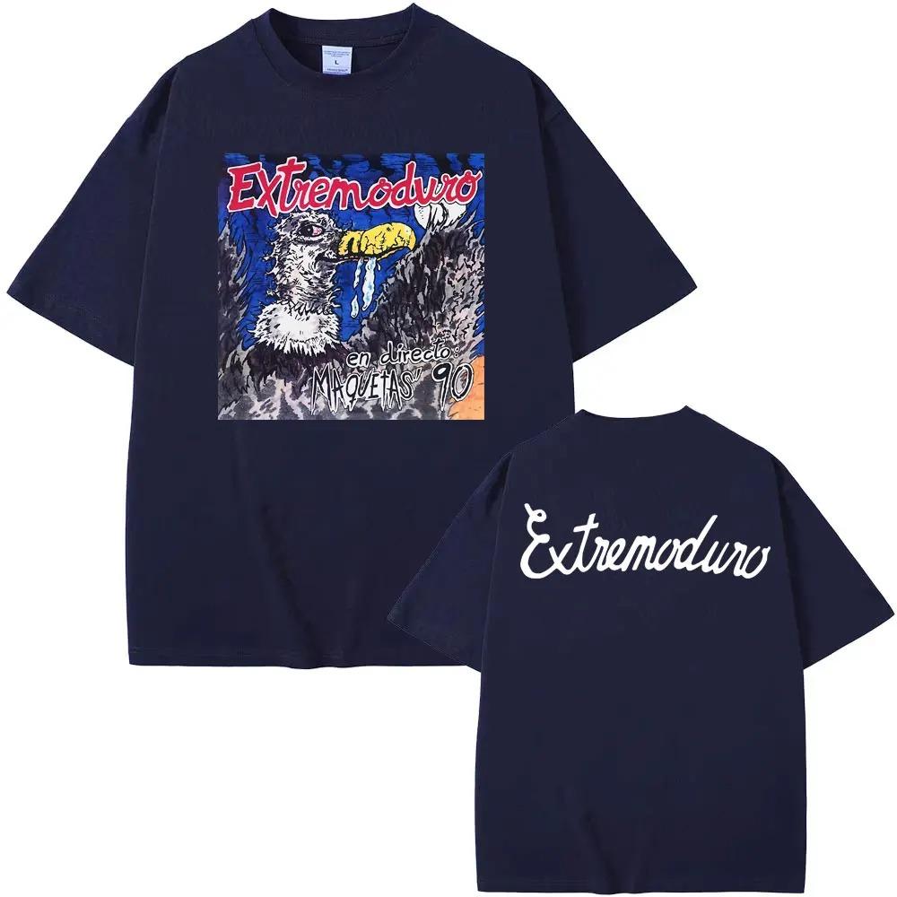 Rock Band Extremoduro En Directo Maquetas90 Cover TShirt Men Women Gothic Classic Fashion Casual Streetwear T Shirts