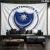 Custom Name,Portsmouth Wall Tapestry, Aesthetic Printed Fabric Blanket, Suitable for Bedroom, Living Room, and Home Decor.