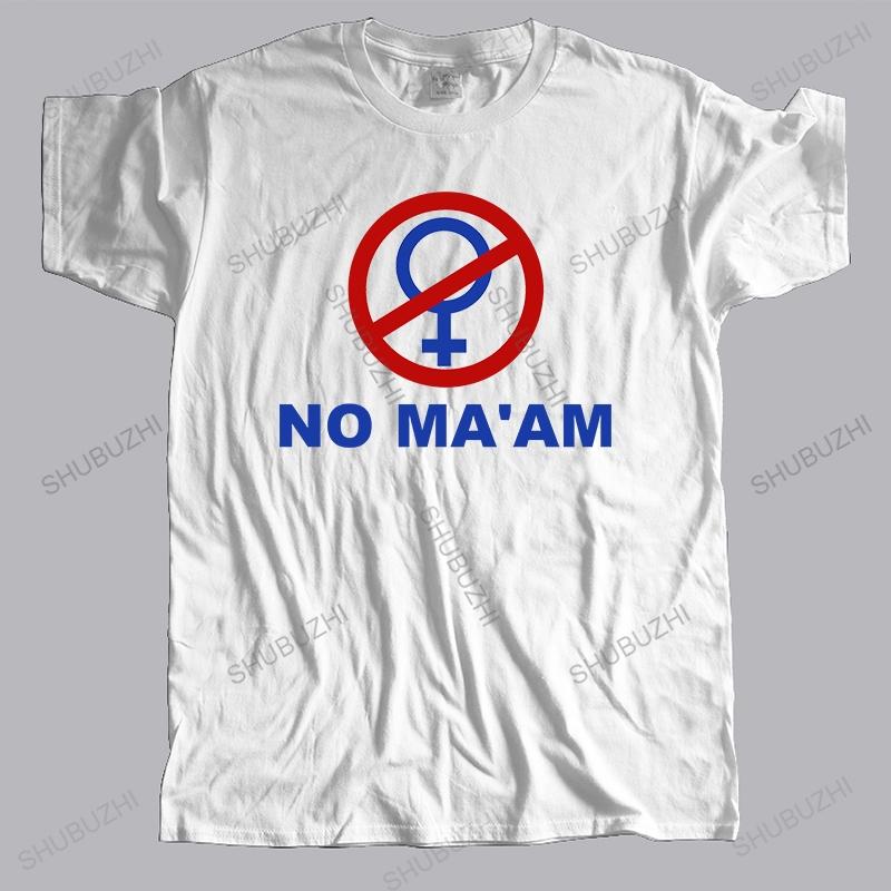 Summer Fashion NO MAAM funny bundy joke parody party Mens Cotton TShirt ONeck Style HipHop Tops Tees cotton tshirt for boys