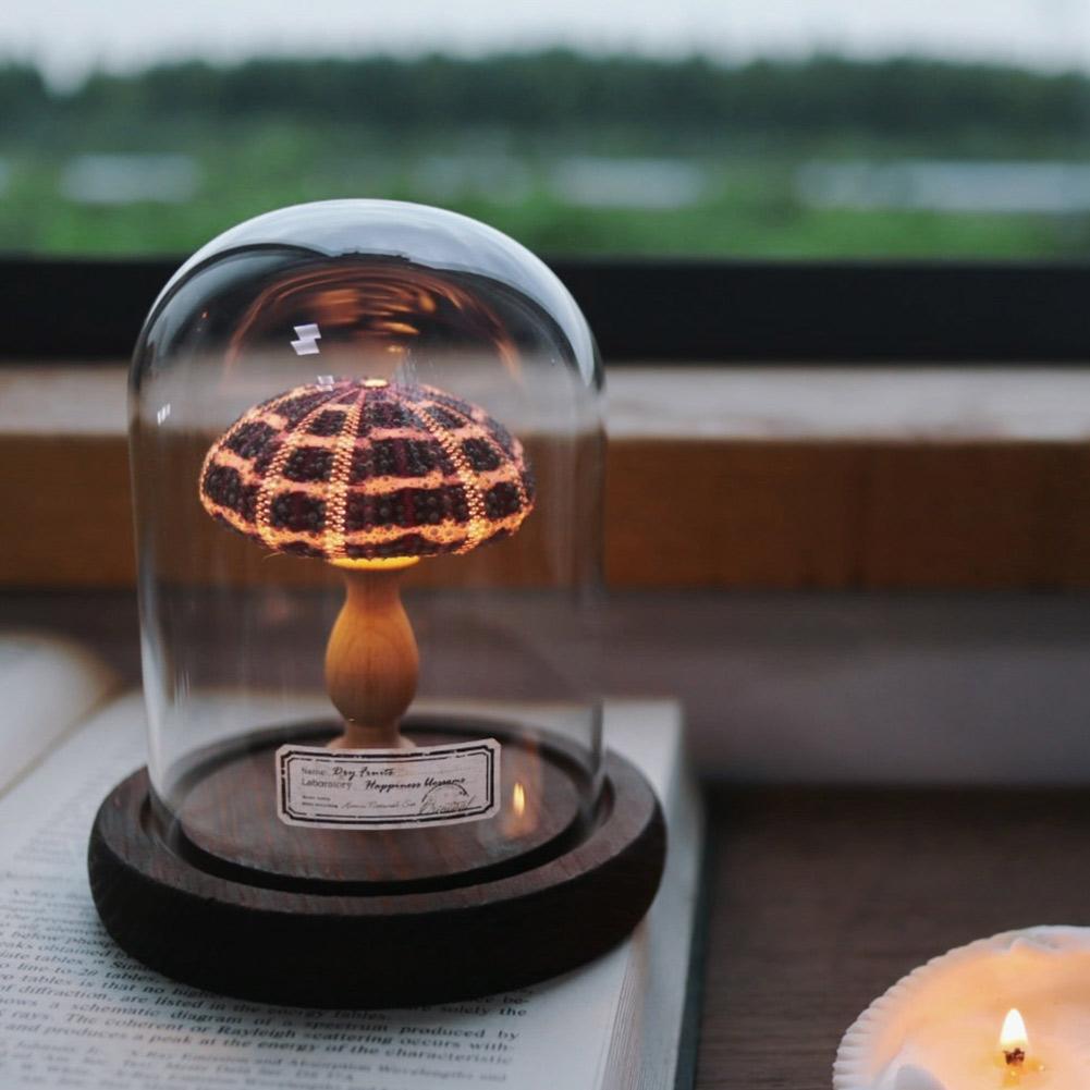 DIY Sea Creature Night Lights Battery Operated Portable Mushroom Lamp Shell Conch Ornament For Home Bedroom Decoration
