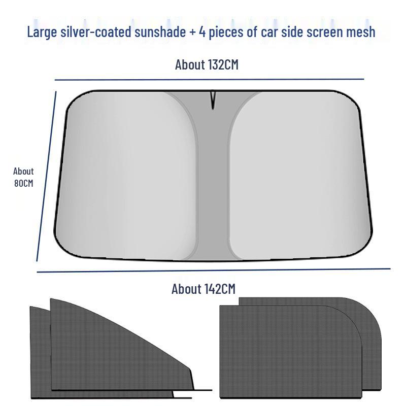 Front Windshield Summer Car Sunshade - Heat Insulation Sun Protection Cover