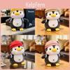 Penguin Plush Toy With Hat For Baby And Kids Soft Animatronic Collectors Gift