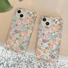 Soft TPU Flower Phone Case For iPhone 13 Fundas iPhone 11 14 15 12 Pro Max XR 7 8 Plus X Xs SE  13promax Transparent Covers