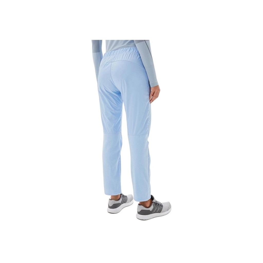 Adidas Comfortable Skin-Friendly Soft Casual Pants Women Bottoms Blue EH6498