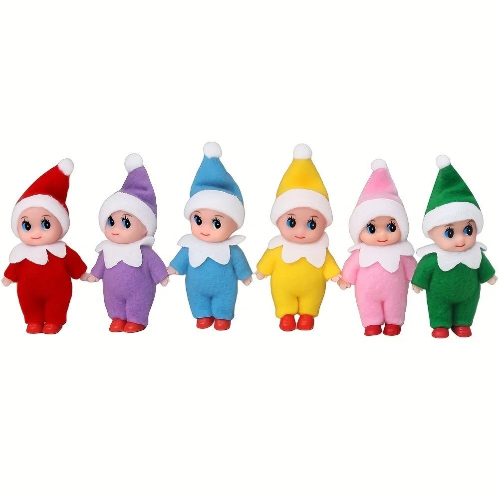*Colorful Christmas Baby Elf Doll - Christmas Baby Boy & Girl Little Elf Dolls Xmas Decorations Kids Toys Pregnant Mother’S Gift