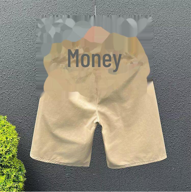 Washed Cotton High-Quality Men's Trendy Summer Shorts - New White Japanese Style