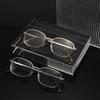 Metal Frame Reading Glasses Men Women Square Full Frame Magnifying High Definition Presbyopic Eyeglasses