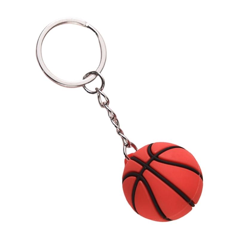 Volleyball Keychains Small and Exquisite Accessories Fashion Key Ornament PVC Texture Suitable for Keys and Various Bags