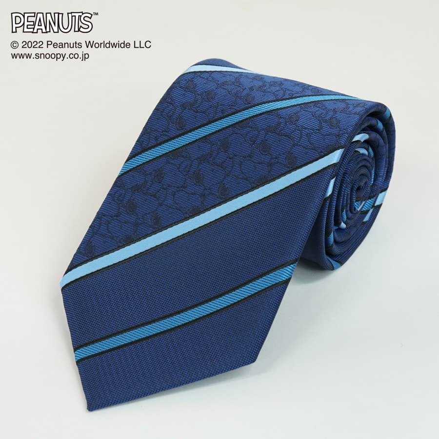 Peanuts Snoopy Tie PND48163 Navy Blue SNOOPY Business Brand Tie Gift
