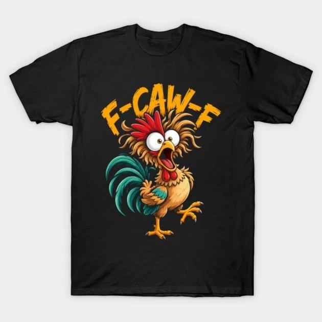 F?Caw?F Funny Bird Meme Unisex Graphic Print T?Shirt