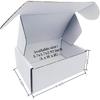 6x4x3 inch Small White Mailers Boxes Recyclable Corrugated Gift Box for Packaging Shipping Set of 10