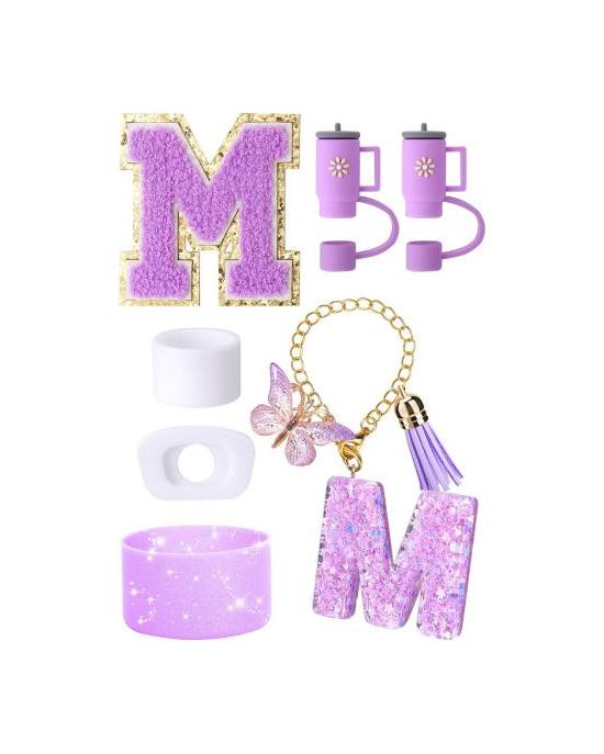 7Pcs Cup Accessories Set for 30/40oz Tumbler Silicone Straw Lid Spill-Proof Stoppers Handle