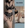 Sexy Underwear, Sexy Lace Girdle, Fishbone Gathering Three-piece Set, Sexy Leg Rings, Bra Set, Suspenders.