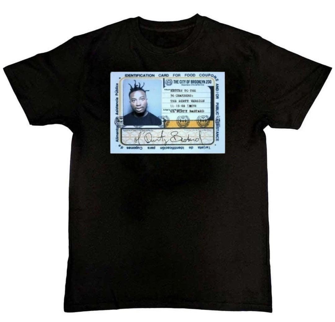 OI Dirty Bastard Food Stamp Card Graphic Mens T-Shirt L