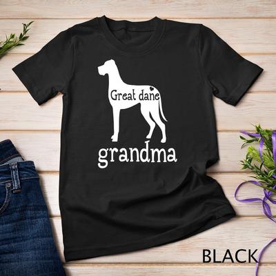 Great Dane Grandma Shirt Great Dane Dog Lover Mother's Day Unisex T-shirt