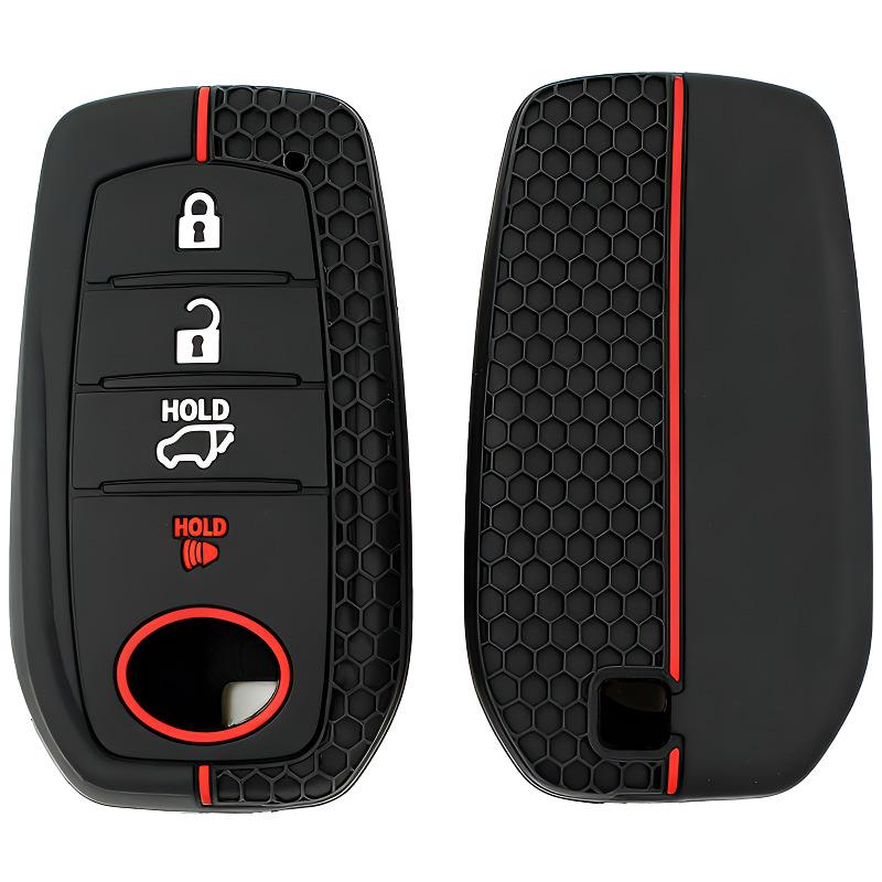 

Toyota Prius/Sienna Key Cover - Silicone, Full Coverage, Fits 3/4-Button Models