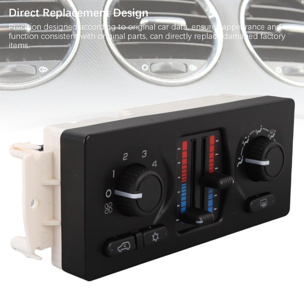 AC Climate Control Module 10370033 Air Conditioning HVAC Heater Control Panel Switch Replacement for 1500 2500 3500