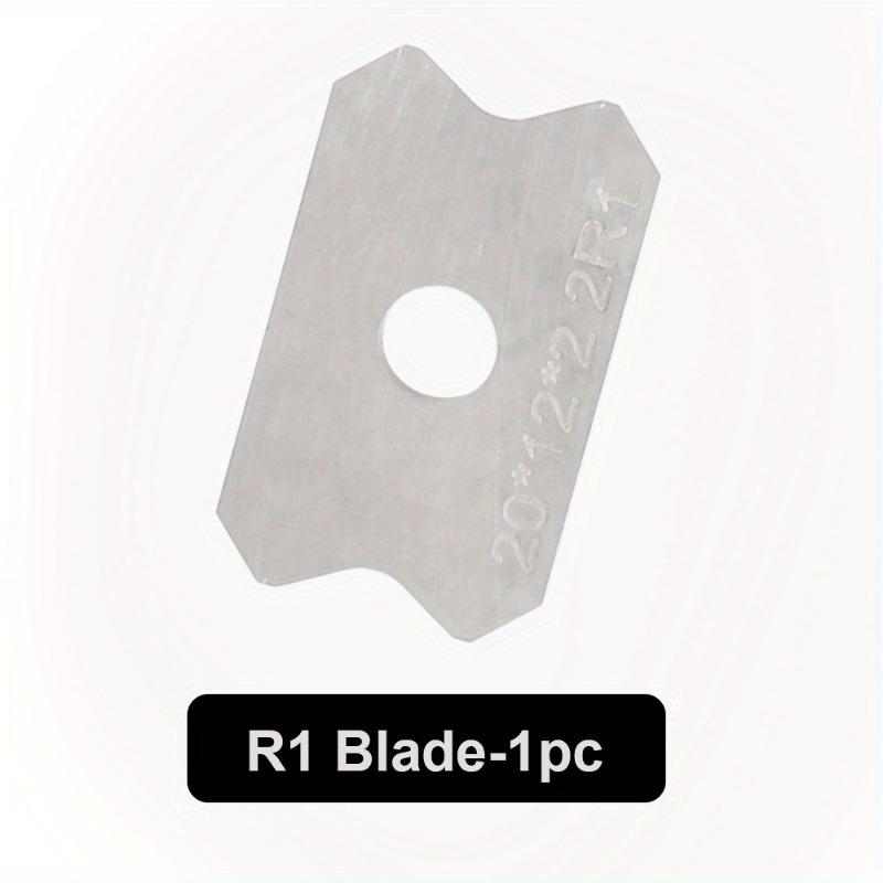 1set Wood Chamfering Fillet Corner Planer Edge Banding Arc Trimmer Scraper Board Deburring Tool Woodworking Blade Edge