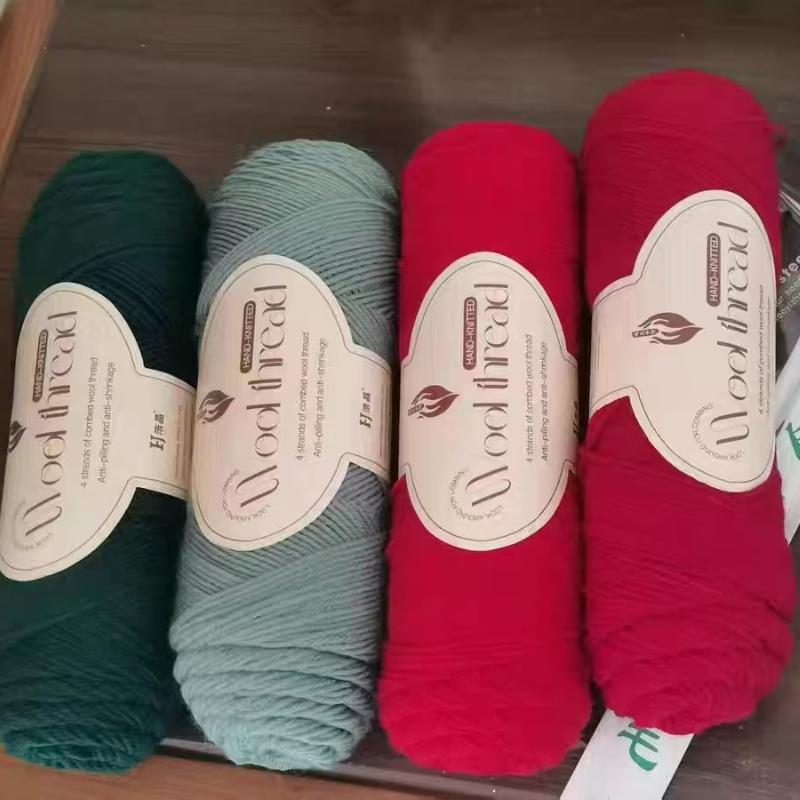 100g Dopamin Mittelfeines Garn, Handgestrickter Pullover, Schal, Mantel, Mütze, Handgestrickte Premium Wolle DIY Stricken & Häkeln
