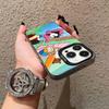 Pudgy Penguins Art Phone Case Matte Colored Silver For Iphone 17 Air 16 15 14 Pro 13 12 Plus 11 7 8 Max Luxury Cover