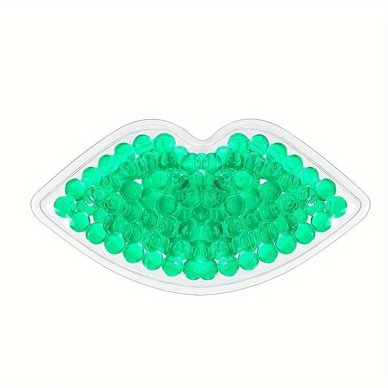 1pc Colorful Lip-Shaped Gel Bead Ice Pack - Reusable Hot & Cold Compress for Soothing Relief and Relaxation Alcohol-Free Plastic