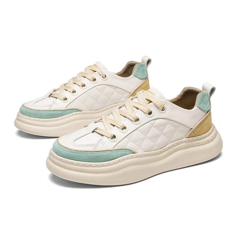 Мода Новая Роскошная Повседневная Обувь Уличная Теннисная Обувь на Мягкой Подошве Мужские — фото 7