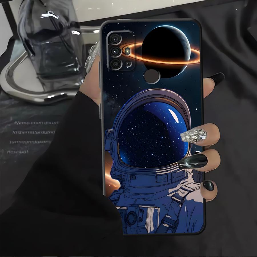 Cool Astronaut Phone Cover Case for Motorola Moto G32 G71 Edge 20 Pro 30 Lite G50 G60s G52 G53 G30 G22 Edge40 G51 G73