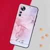 Personalised marble custom name Case For Xiaomi 13 14 Pro 13T 12T 11T 12 Lite 12X POCO X5 X3 F5 Pro F4 X4 M5 M5s F3 Cover