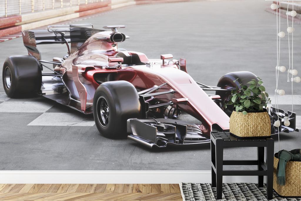 Photomural F1 Car On The Starting Line Non-Woven 90x60