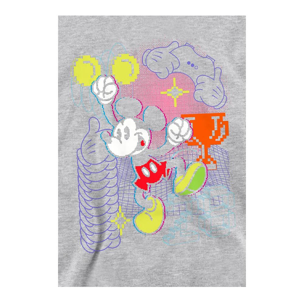 Mickey Mouse Childrens/Kids Gamer Pixel Heather Hoodie