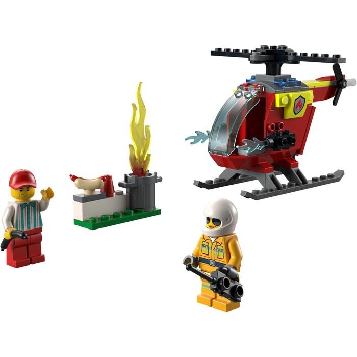 LEGO City Fire Rescue Helicopter 60318 – Multi-Color