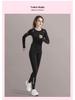 2025 Women's Winter Quick-Dry Yoga Set: Long Sleeve Running Top & Tight Fitness Wear