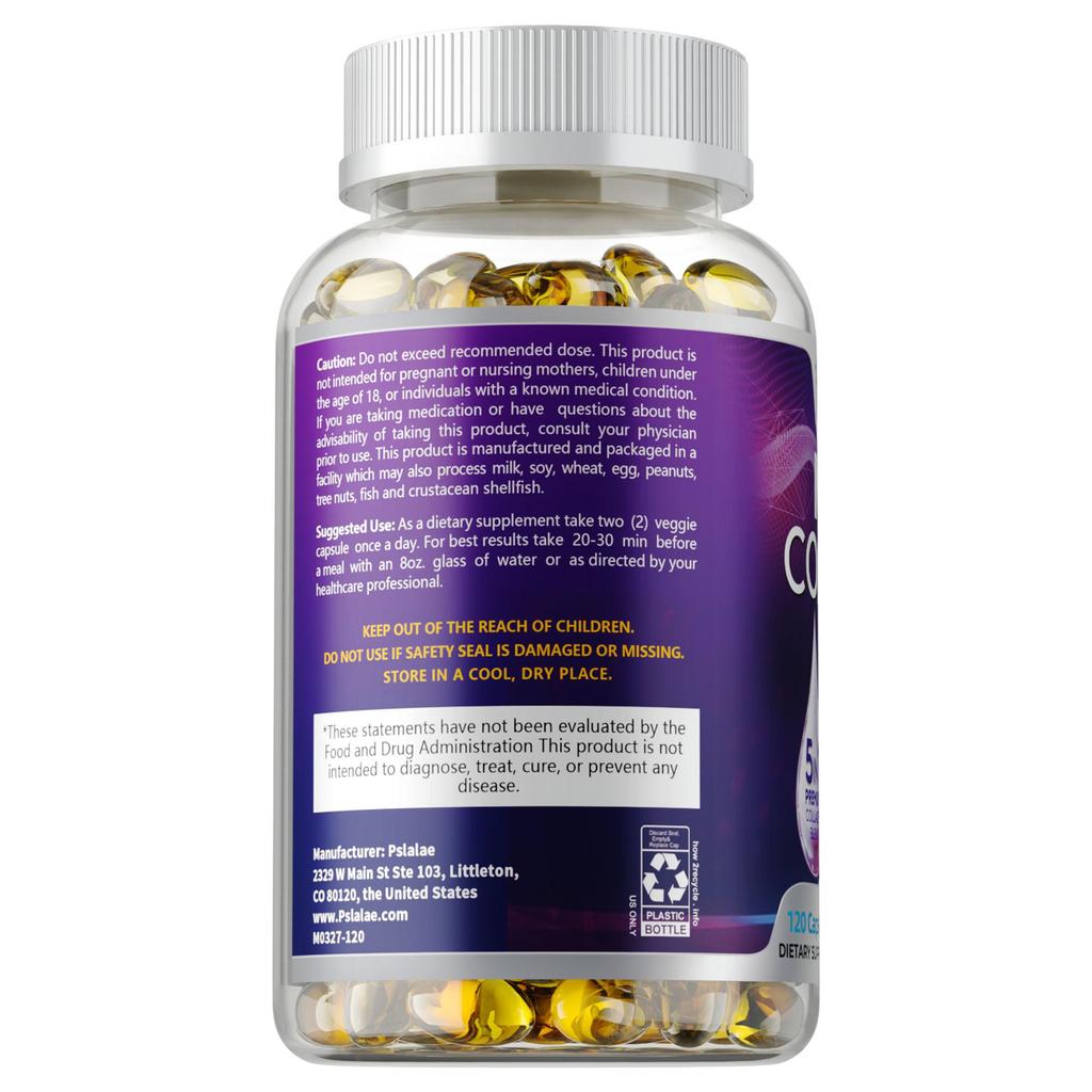 Multi Collagen Peptides 1800mg - Type I,II,III,V,X-Healthy Bones,Hair,Skin,Nails