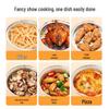 MARYYA 700ml Round Aluminum Foil Pans (10-Pack)
