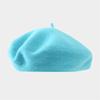 Solid Color Wool Beret Girls Winter Versatile Bud Hat Japanese Literary and Retro Painter Hat